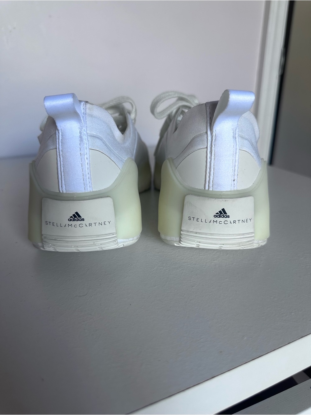 Adidas by Stella McCartney White and Cream Women's Athletic Sneakers